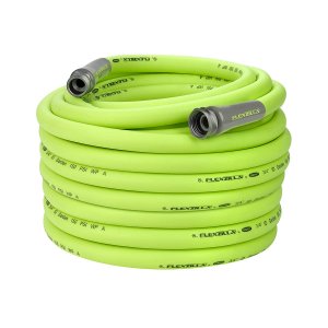Flexzilla HFZG6100YW Garden Hose 3/4In X 100Ft 3/4In   11 1/2 Ght Fittings