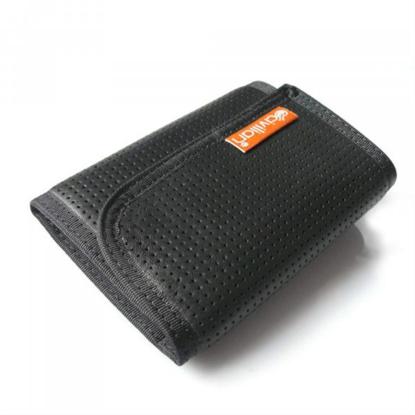 Hazard WLTCLPLTRBLK 4 Clip Tri-Fold Security Belt-Clip Wallet In Black Leather