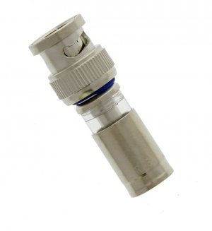 Ideal Electrical 89-5048 BNC Compression Connectors, Coax Compression Connector for RG-6 Cable Cable, 35 Connectors, Jar