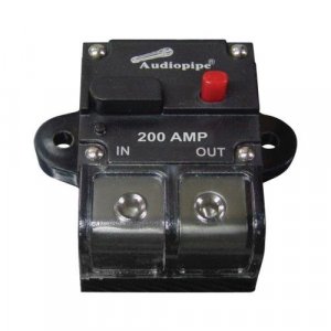 Audiopipe CB200AP 200Amp Manually Resettable Circuit Breaker