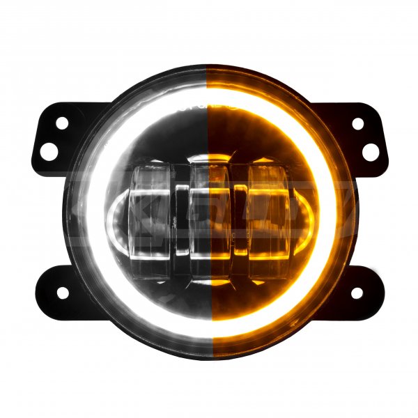XKGlow XK042006 4 LED Fog Light Kit w/Switchback DRL Turn Signal  Pair
