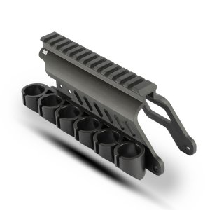 Monstrum Side Saddle Shotgun Shell Holder V2 | Compatible with Mossberg 590/Shockwave Series Shotguns