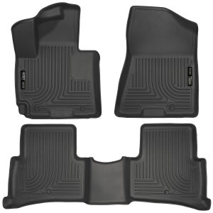 Husky 99681 Weatherbeater Front/2nd Seat Floor Liners For '16-18 Hyundai Tucson