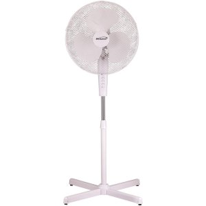 Brentwood Kool Zone F-16SMW 3-Speed 16-Inch 45-Watt Oscillating Stand Fan