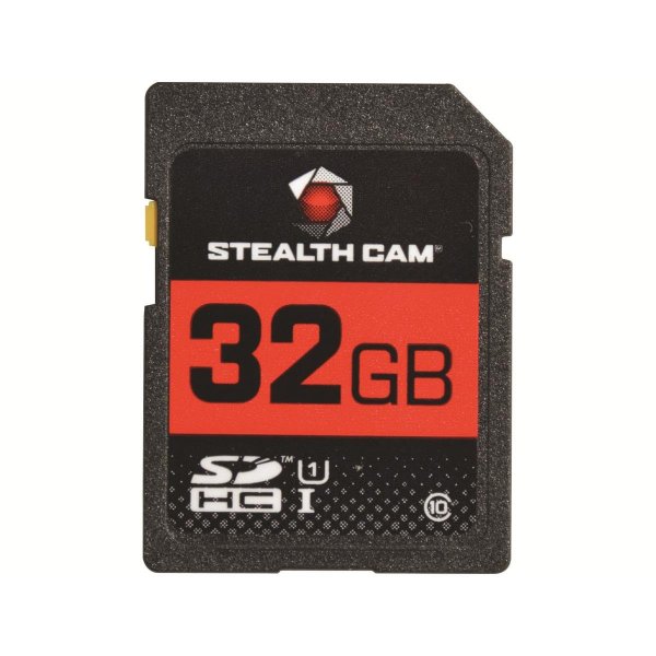 Stealth Cam SD Card - High-Speed Data Transferring Storage Game Trail Hunting Scouting Photo Video Recording Cameras, SDHC 32GB SD Memory Card