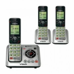 VTech VTCS6629-3 3-Handset DECT 6.0 Expandable Speakerphone w/Caller ID
