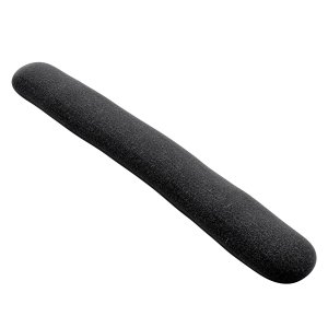 STAPLES Beaded Keyboard Wrist Rest, Ergonomic Non‑Slip Support Cushion for Comfortable Typing, Durable Bead‑Filled Design in Black/Gray