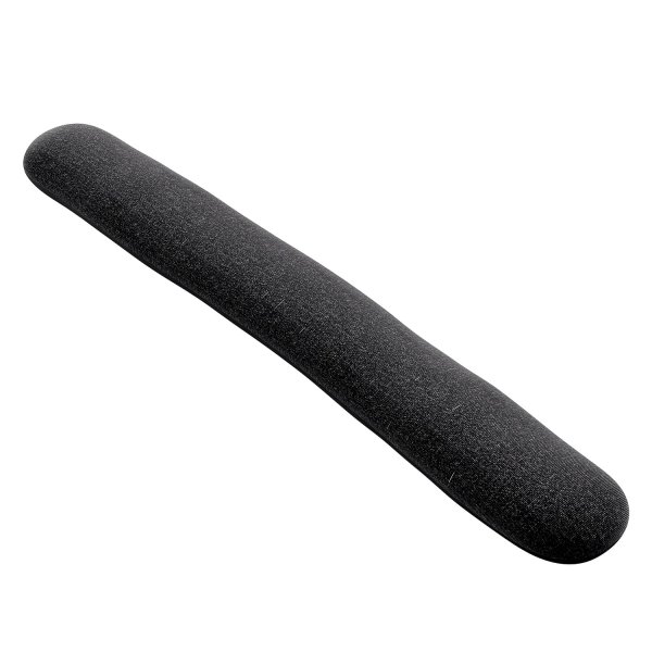 STAPLES Beaded Keyboard Wrist Rest, Ergonomic Non‑Slip Support Cushion for Comfortable Typing, Durable Bead‑Filled Design in Black/Gray