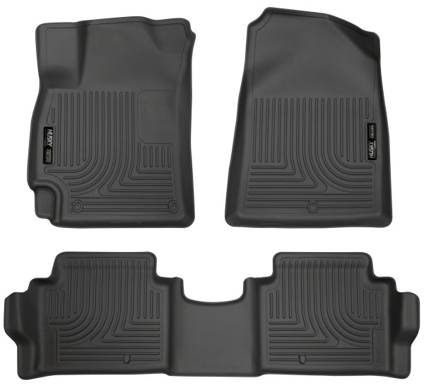 Husky 98871 Front/2nd Seat Floor Liners For '17-'20 Hyundai Elantra