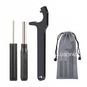 LUSOFAE Tool Kit for Glocks with Front Sight Remove,Magazine Disassembly, Pin Punch Tools for Glocks 19 19x 17 26 27 43 43x Accessories