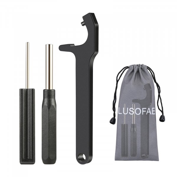 LUSOFAE Tool Kit for Glocks with Front Sight Remove,Magazine Disassembly, Pin Punch Tools for Glocks 19 19x 17 26 27 43 43x Accessories