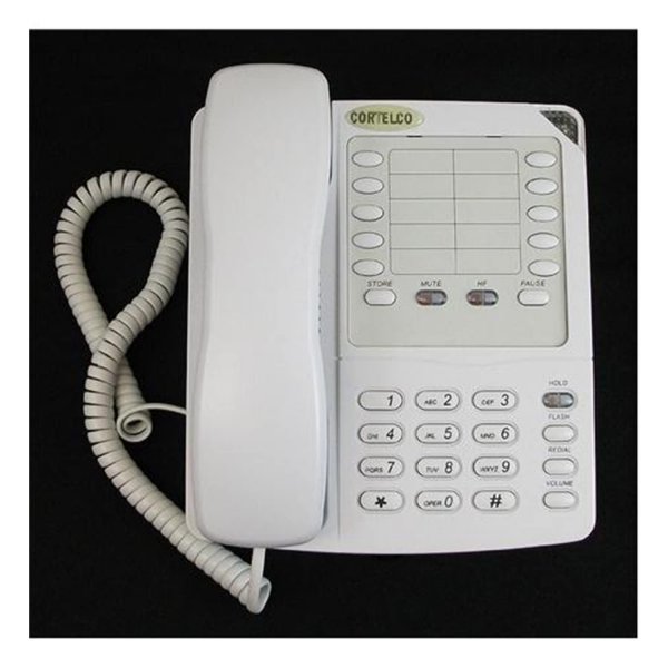Cortelco 2204FROST 220421-VBA-27S Colleague w/Sp En Frost