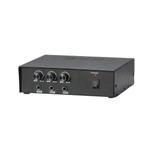 Pyle PMSA20 Compact PA Public Address Amp 1/4" Audio/Microphone Inputs (50 Watt)