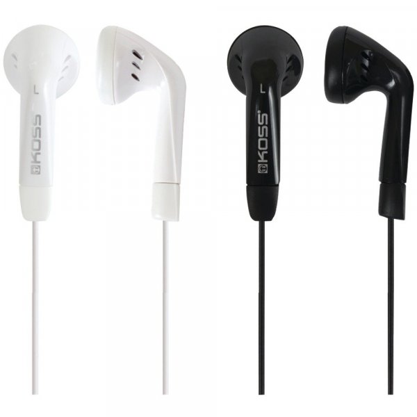 KOSS 191619 KE7 Portable Earbuds, 2 Pack