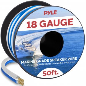 Pyle PLMRSW50 18 Gauge Marine 50ft Speaker Cable