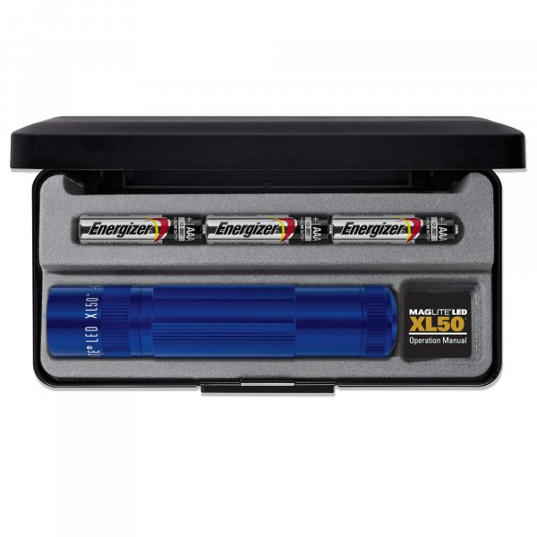 Mag Instrument XL 50 LED Flashlight w/Strobe, Display Box, Blue XL50-S3117