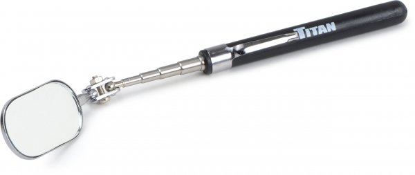Titan 11185T Tool 1 in x 2 in Oval Telescoping Inspection Mirror