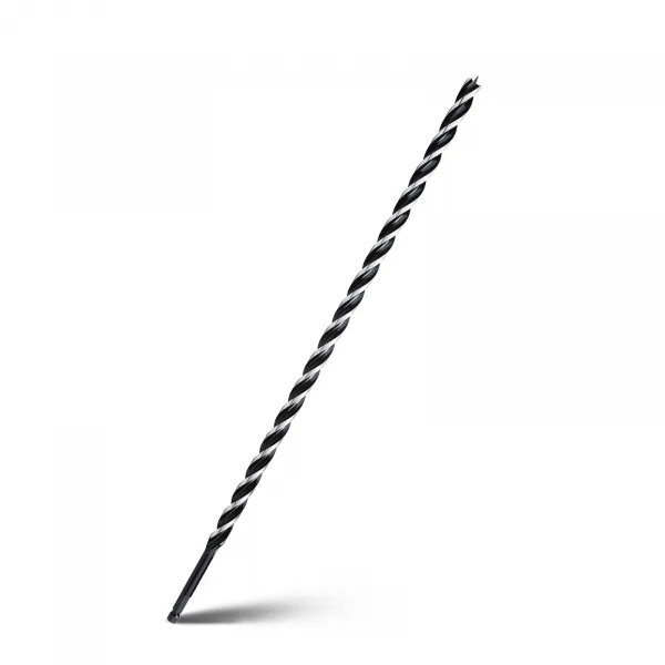 WOBLLMX 1/2" x 24" Auger Drill Bit for Wood,Hex Shank Tri Flute Drill Bit