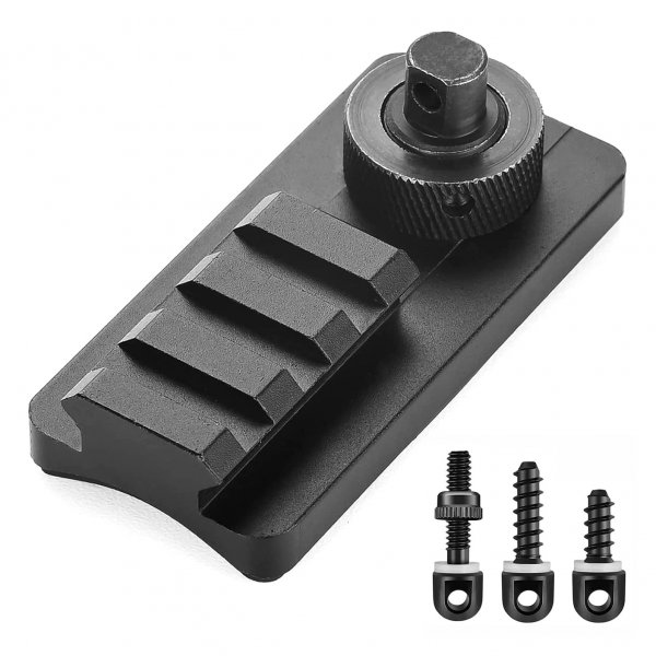 HUNTPAL Sling Swivel Stud Picatinny Rail Bipod Adapter, Attachment Mount