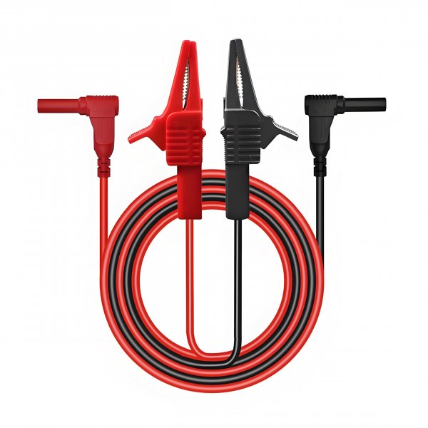 Heavy Duty Alligator Clips Test Leads for Multimeter & Voltmeter, Insulated