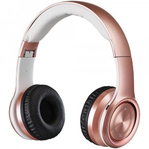 iLive IAHB239RGD Bluetooth Over-the-Ear Headphones w/Microphone (Rose Gold)
