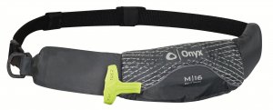 Onyx M-16 Manual Inflatable Belt Pack, U.S. Coast Guard Approved, Low Profile, Compact Design, Approved for users 16 years and older; and over 80 pounds