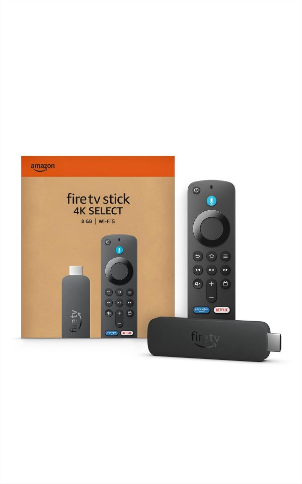 Amazon Fire TV Stick 4K Select (newest model), start streaming in 4K, AI-powered search, and free & live TV, find shows faster with Alexa+