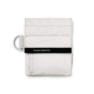 teenage engineering Field Small Bag with Front Pocket for Cables and Hook-and-Loop Straps, Tear and Abrasion Resistant, Water-Repellent, fits TX-6, CM-15, or TP-7 (White)