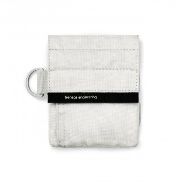teenage engineering Field Small Bag with Front Pocket for Cables and Hook-and-Loop Straps, Tear and Abrasion Resistant, Water-Repellent, fits TX-6, CM-15, or TP-7 (White)