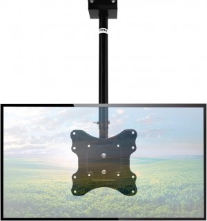Pyle PCTVM15 Universal Tilt/Swivel Adjustable Ceiling Mount TV Bracket 17-37"