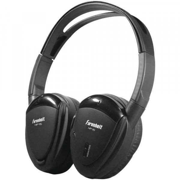 Power Acoustik HP12S Swivel Ear Pad 2CH Wireless Headphones