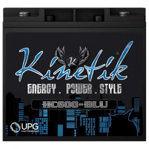 Kinetik HC600BLU 600 Watt 18 Amp Hour Car Audio Battery
