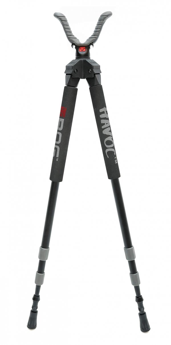 Bog 1100478 Havoc Shooting Stick Bipod - Black