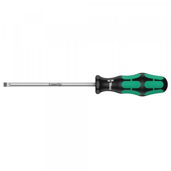 Wera 05110006001 Kraftform Plus 335 Slotted Screwdriver, 4mm Head, 8" Blade Length