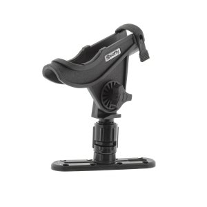 Scotty 0282BK Baitcaster/Spinning Rod Holder Track Combo