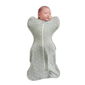 Love to Dream Swaddle UP, Baby Sleep Sack 10. TOG, Self-Soothing Swaddles for Newborns, Improves Sleep, Secure Fit Helps Calm Startle Reflex, Newborn Essentials for Baby, Small 8-13lbs, Moon Olive