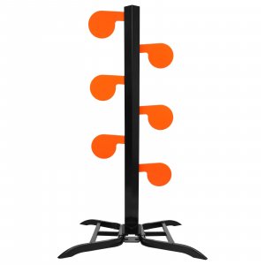Highwild AR500 Dueling Tree Target Kit - Six Steel Paddles 6" x 3/8" Reactive Shooting Targets with Stand