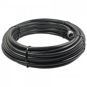SureCall 50' SC-400 Ultra Low-Loss Coax Cable with N-Male Connectors - Black