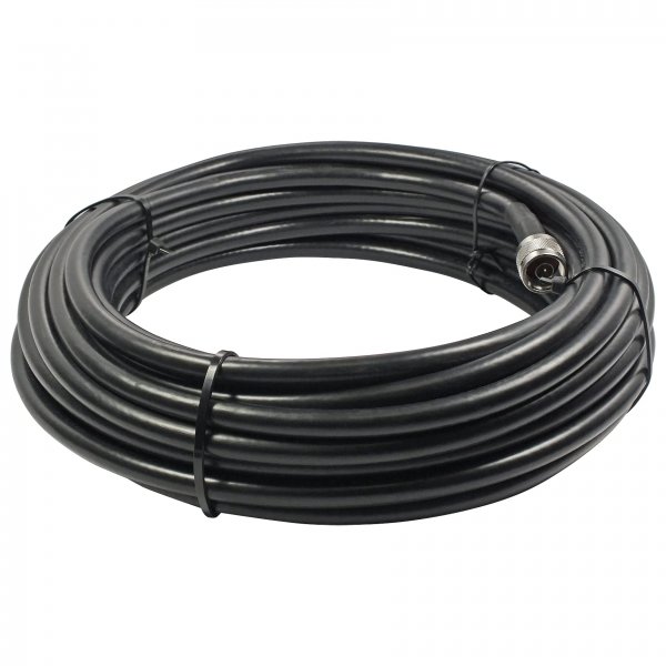 SureCall 50' SC-400 Ultra Low-Loss Coax Cable with N-Male Connectors - Black