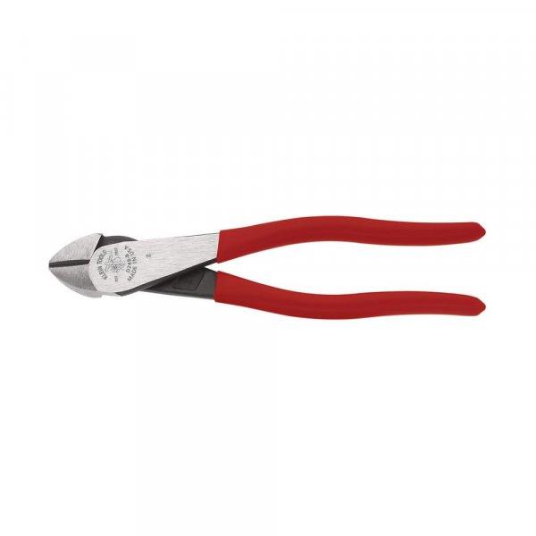 Klein Tools D248-8 Pliers, Made in USA, Diagonal Cutting Multi-Purpose Pliers with Angled Head, High-Leverage Design, and Short Jaw, 8-Inch