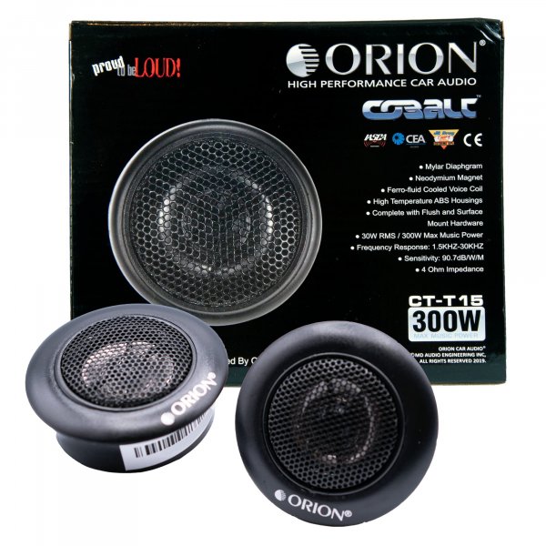 Orion CTT15 Cobalt Tweeters, 300W Max (Pair)