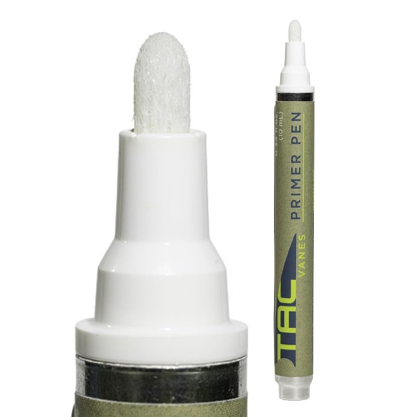 TAC Vanes TAC Primer Pen - .34 fl oz. | Archery Fletching Adhesive | Fast-Bonding, Precision Application, Durable Hold for Vanes
