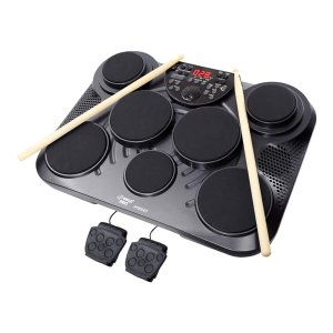 Pyle PTED01 Electronic Table Digital Drum Kit Top w/ 7 Pad Digital Drum Kit
