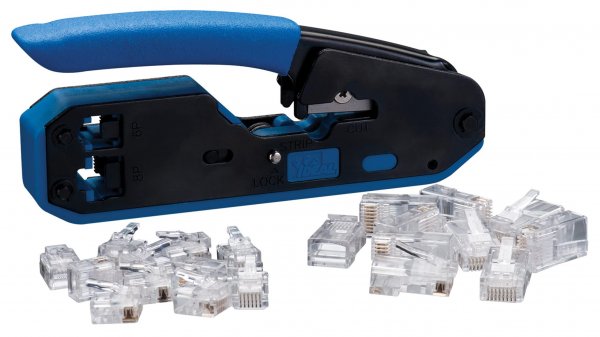 Ideal 33-396 Data/Voice RJ45/RJ11 Crimp Tool Kit