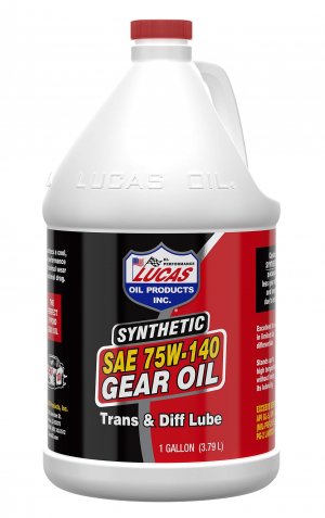 Lucas Oil 10122 Synthetic Sae 75W 140 Trans Diff Lube 1 Gallon