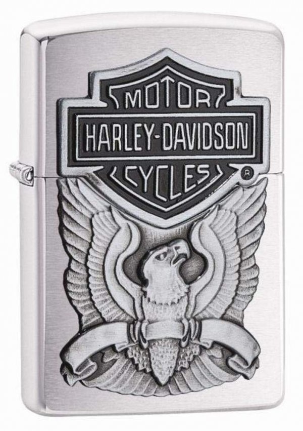 Zippo 200HDH284 Windproof Lighter, Harley-Davidson Eagle Wings