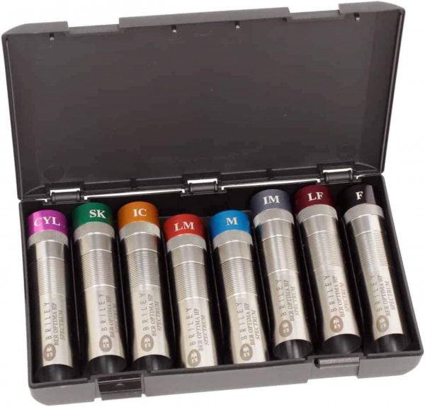 Negrini Extended Shotgun Choke Tube Case for 8 Chokes, Fits Sizes up to 3-7/8", Tubes Not Included, Black