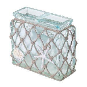 Avanti Linens - Toothbrush Holder, Coastal Home Decor, Seaglass