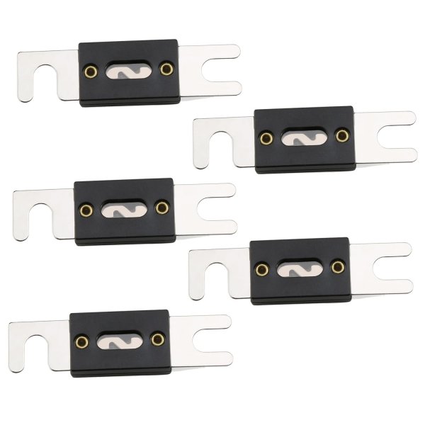 SIGANDG 500 Amp Nickel Plated ANL Fuses for car Audio and Video System(5 Pack)