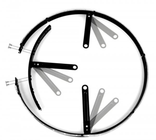 XKGlow XKWHEELKITAD Adjustable Wheel Ring Light Kit